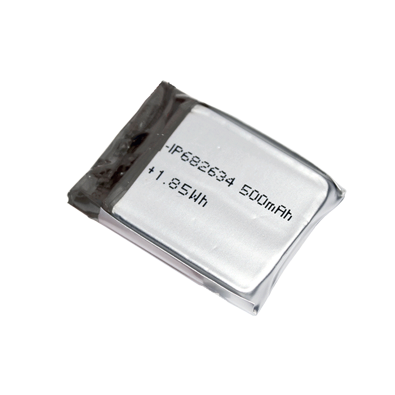 3.7V 500mAh 682634 移動(dòng)支付終端聚合物鋰電池，鈷酸鋰材料