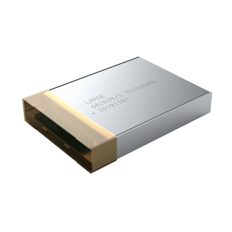 3.7V 500mAh 682634 寵物追蹤器聚合物鋰電池，鈷酸鋰材料