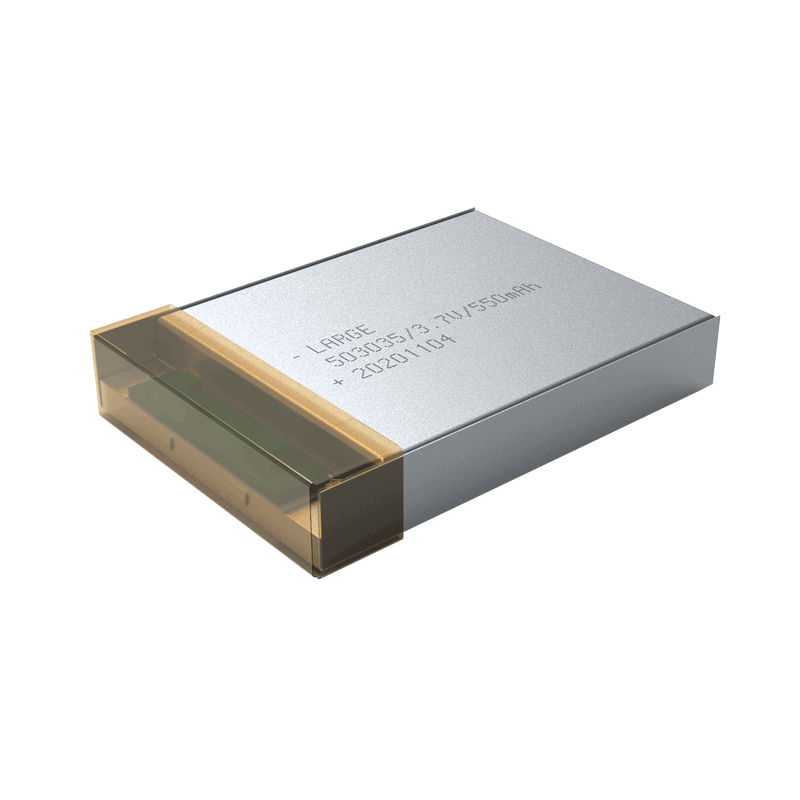 3.7V 550mAh 醫(yī)療輔助裝置模塊 聚合物鋰電池，鈷酸鋰材料